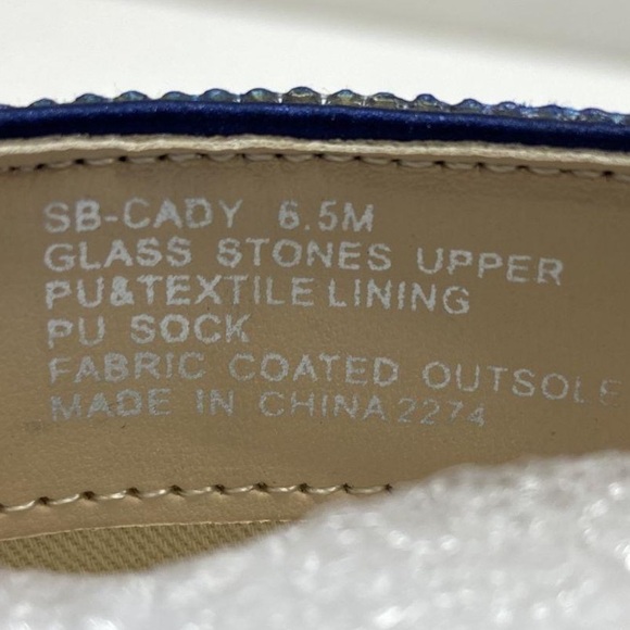 Betsey Johnson Glittering Sapphire Ankle Boots - Picture 4 of 5